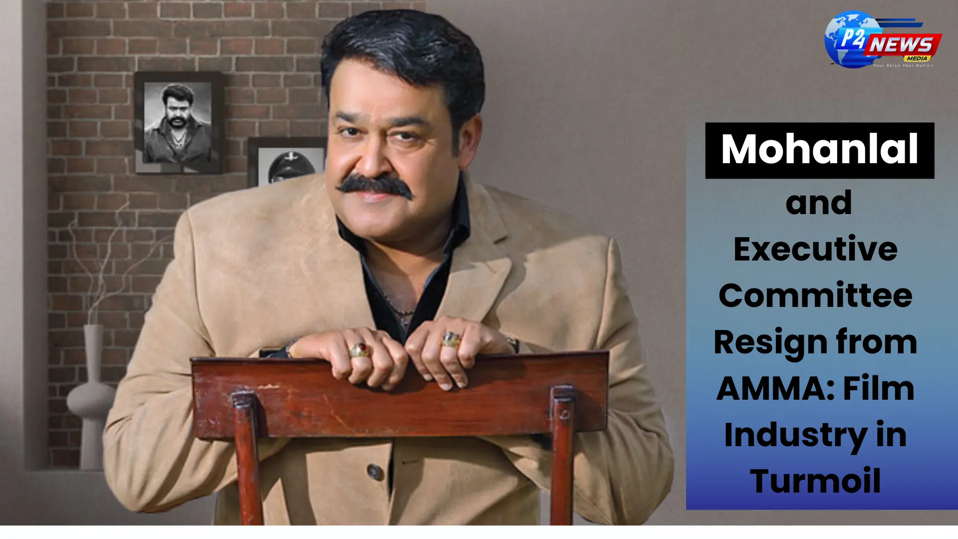 Mohanlal Resigns as AMMA President Amidst Scandal: What’s Next for Kerala’s Film Industry